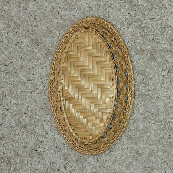 Straw wicker baskets set of 5 - Picture 4 of 12